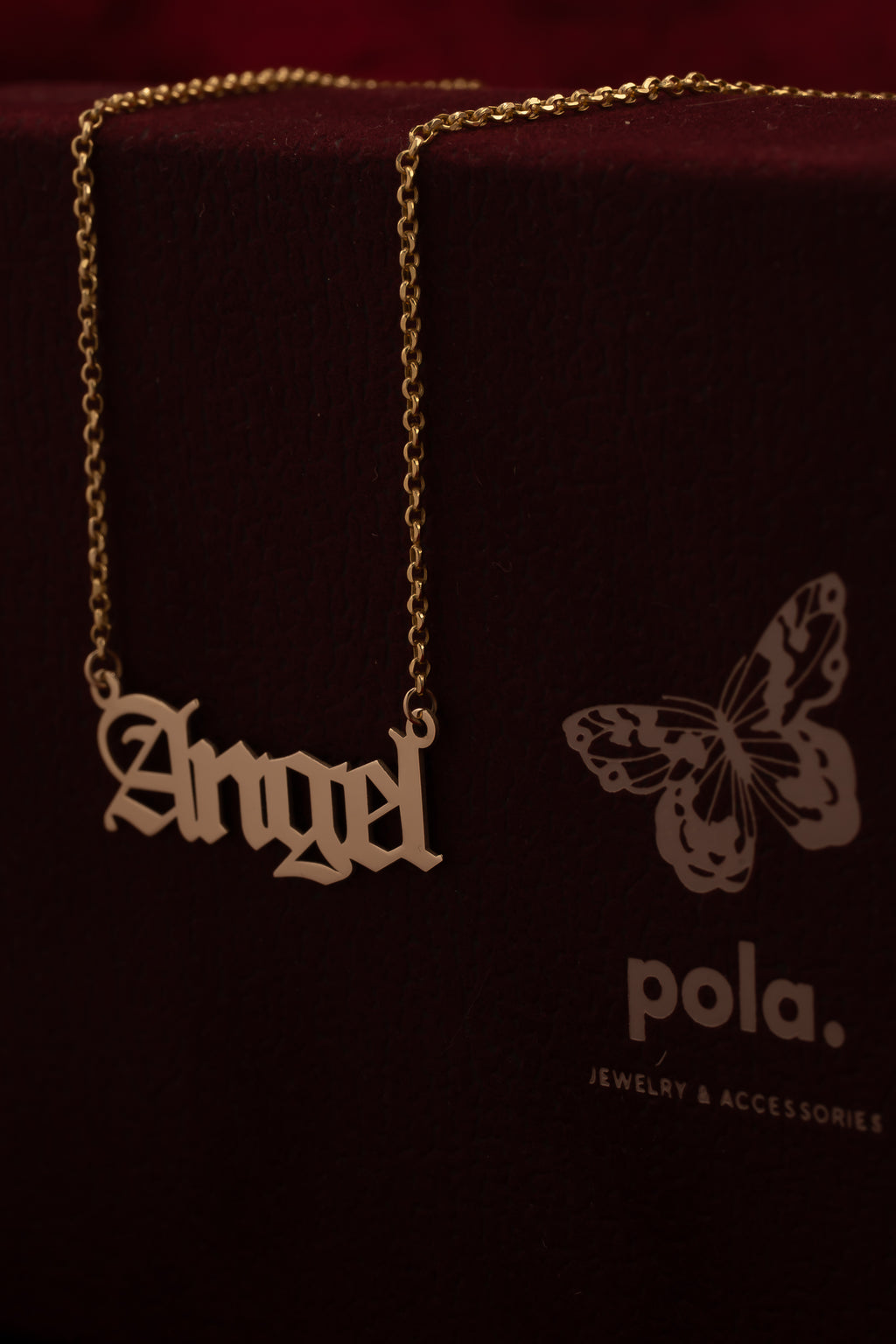 Celebrytka Angel na łańcuszku Rollo | Złoto 585