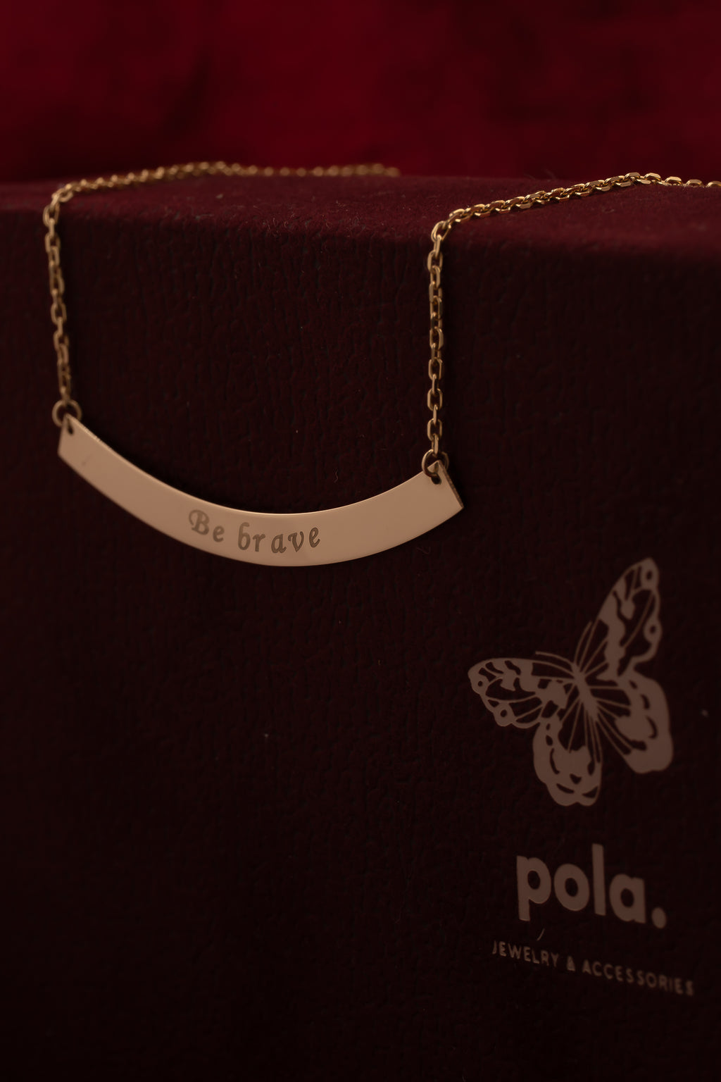 Blaszka z personalizowanym grawerem| Złoto 585