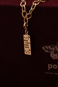 Charms " Mom, I Am a Rich Man" | Pozłacane srebro 925 | Grawer gratis
