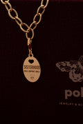 Charms Sisterhood " Girls Support Girls"| Pozłacane srebro 925 | Grawer gratis