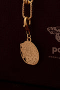 Sleeping Dog Charms DUŻY Pozłacany 925| Zawieszka do bransoletki i naszyjnika