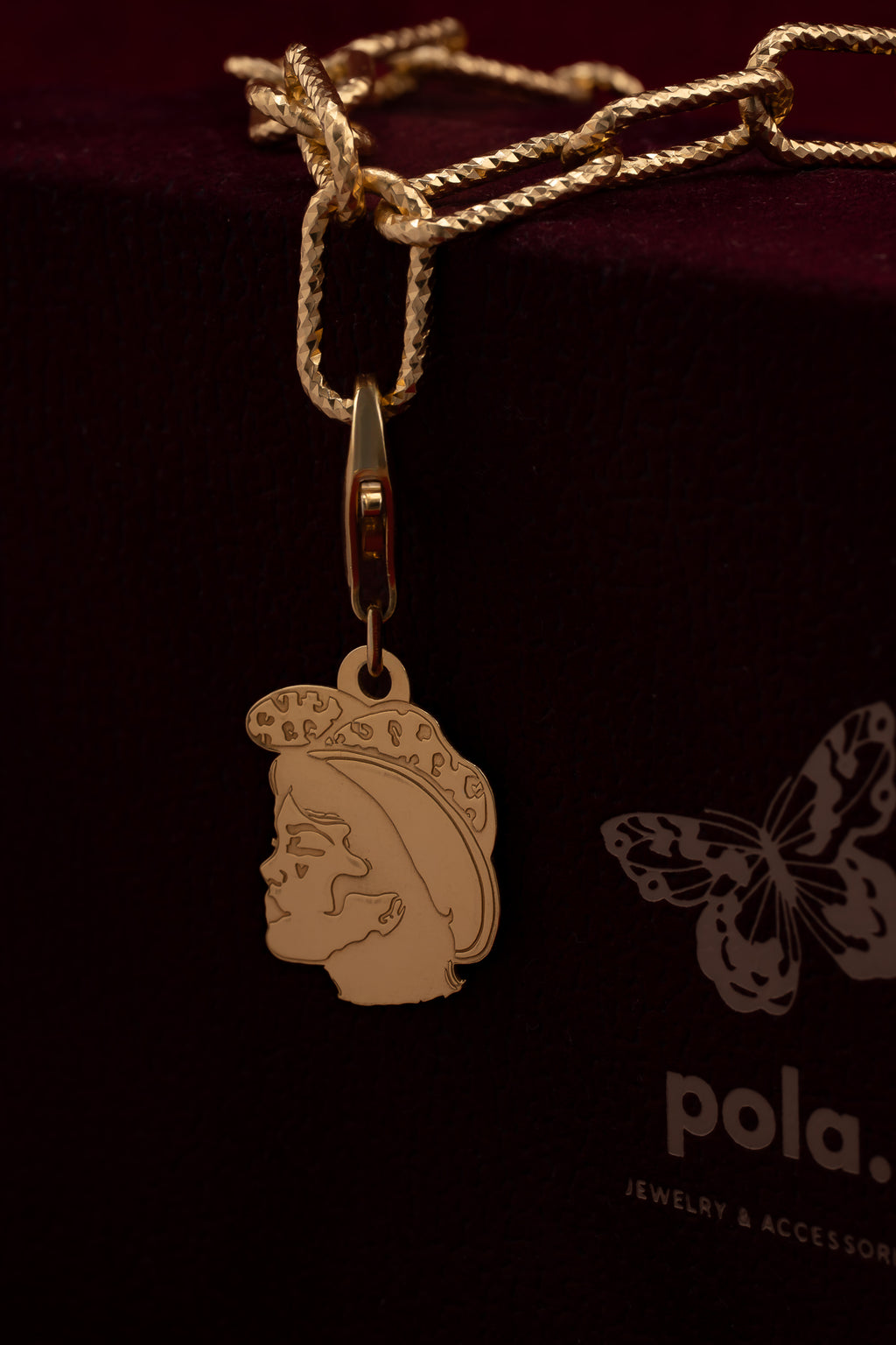 Kobieta Charms DUŻY Pozłacany 925| Zawieszka do bransoletki i naszyjnika
